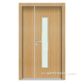 Современные дизайнерские модели деревянных оконных дверей Черная дверь